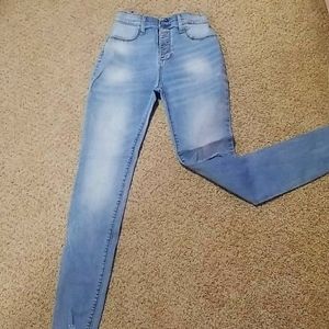 High rise jeans